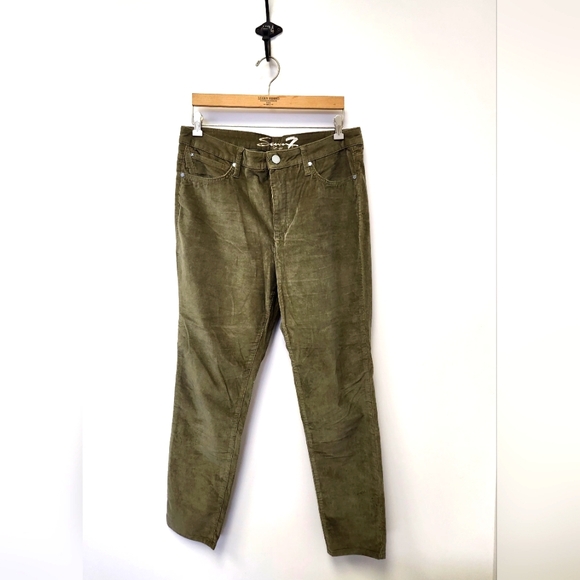 Bundle (2) New Seven7 Ultra High Rise Skinny Cords Sz 14 - Picture 3 of 4